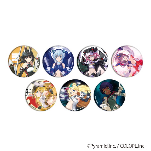 缶バッジ「アリス・ギア・アイギス」07/3周年イラストデザインver