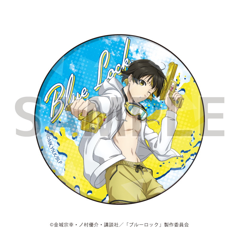 ホログラム缶バッジ(57mm)「TVアニメ『ブルーロック』」02/水着ver