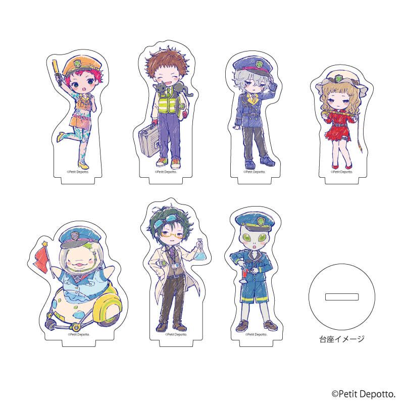 アクリルぷちスタンド「グノーシア」03/宇宙船ダイナーver. セットB(全