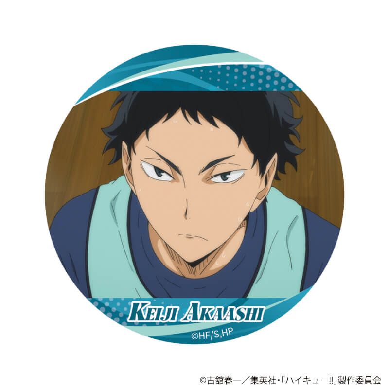 ホログラム缶バッジ(57mm)「ハイキュー!!」01/トレーディング(9種