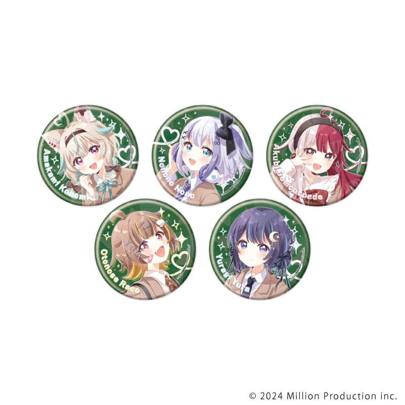 ホログラム缶バッジ(57mm)「Million Production」01/制服風衣装ver