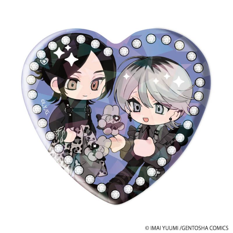 純情ロマンチカ ハート 缶バッジ 4種 ホログラム 純情ロマンチカ