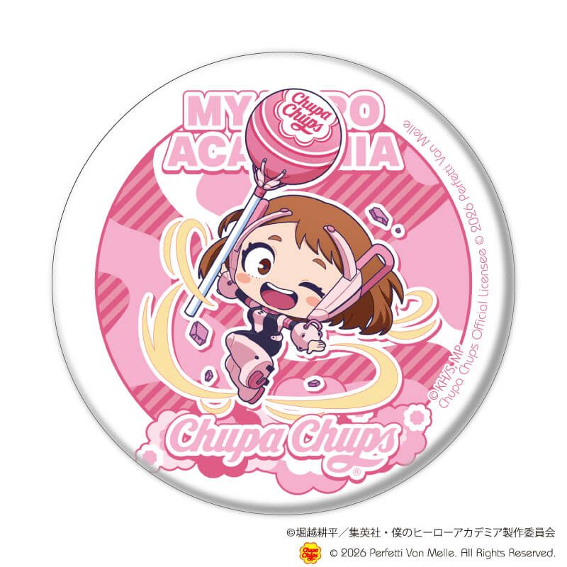 缶バッジ「アニメ 『僕のヒーローアカデミア』×チュッパチャプス」01