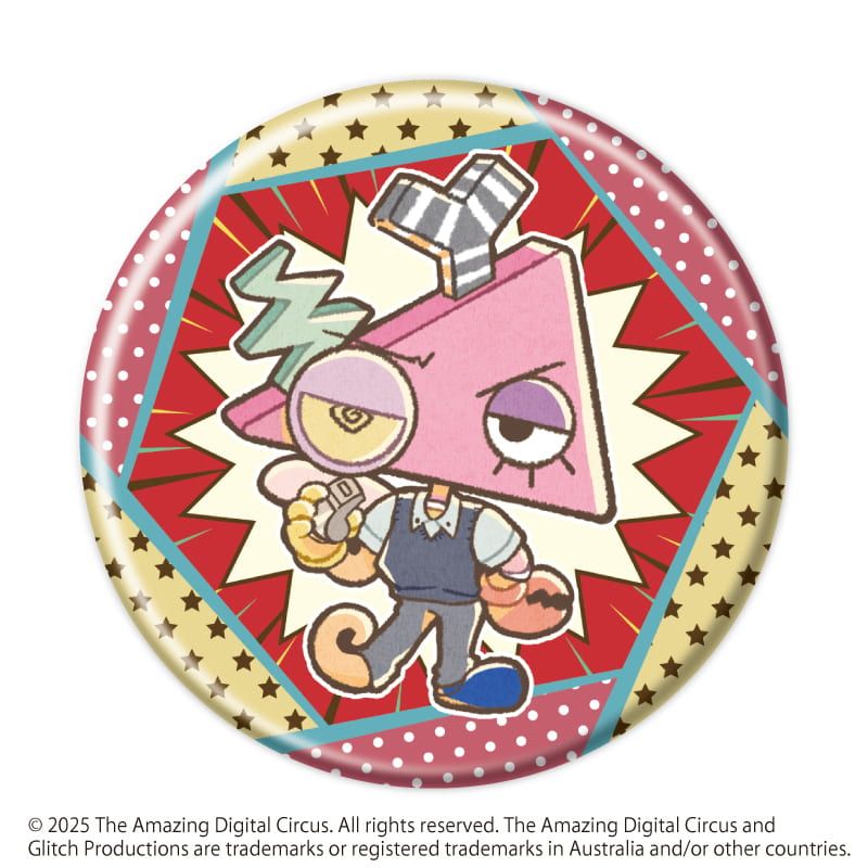 缶バッジ「アメイジング・デジタル・サーカス」01/駅員ver