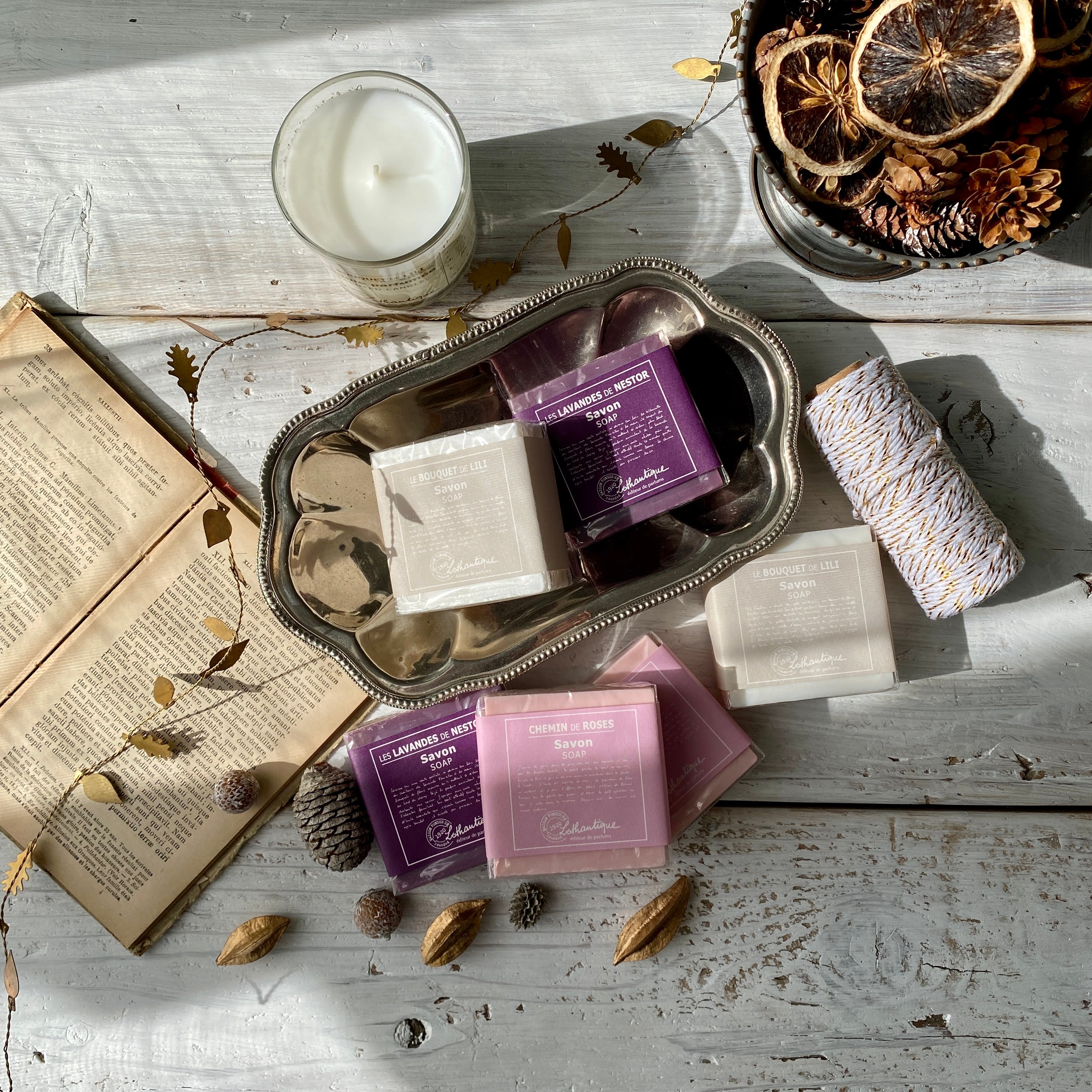 ロタンティック 公式｜花束の香り ブーケ ナチュラルソープ 香り3種