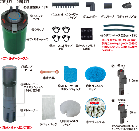 EHEIM｜エーハイム アクアコンパクト 2004 ｜ 外部式フィルターの元祖