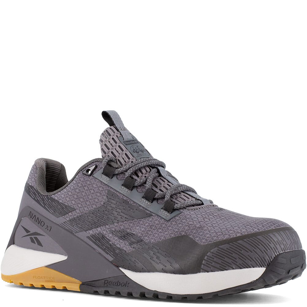 Reebok Men's Nano X1 Adventure Safety Shoes - Grey | elliottsboots
