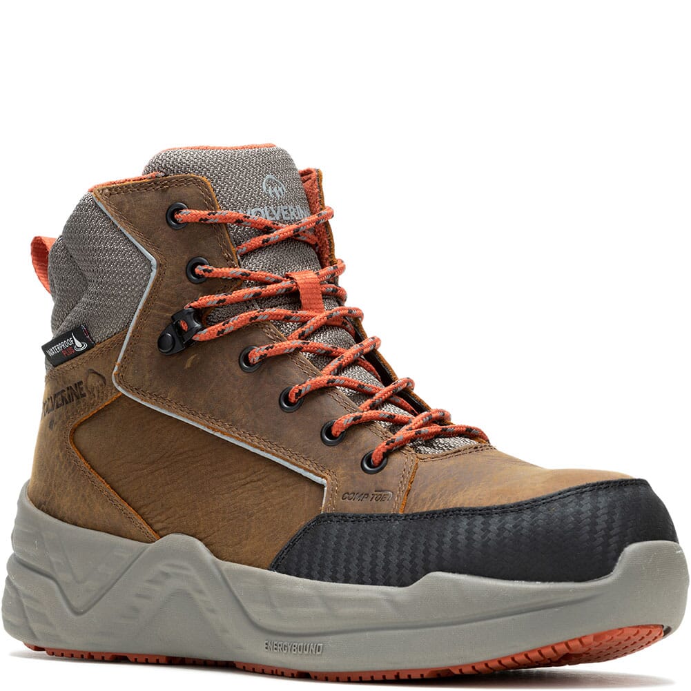 Wolverine Men's Proshift LX Energybound Safety Boots - Sudan Brown