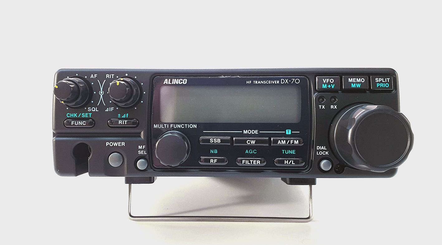 Alinco DX-70TH Transceiver, 100 W HF, 50W out on 6m band. – Elstar