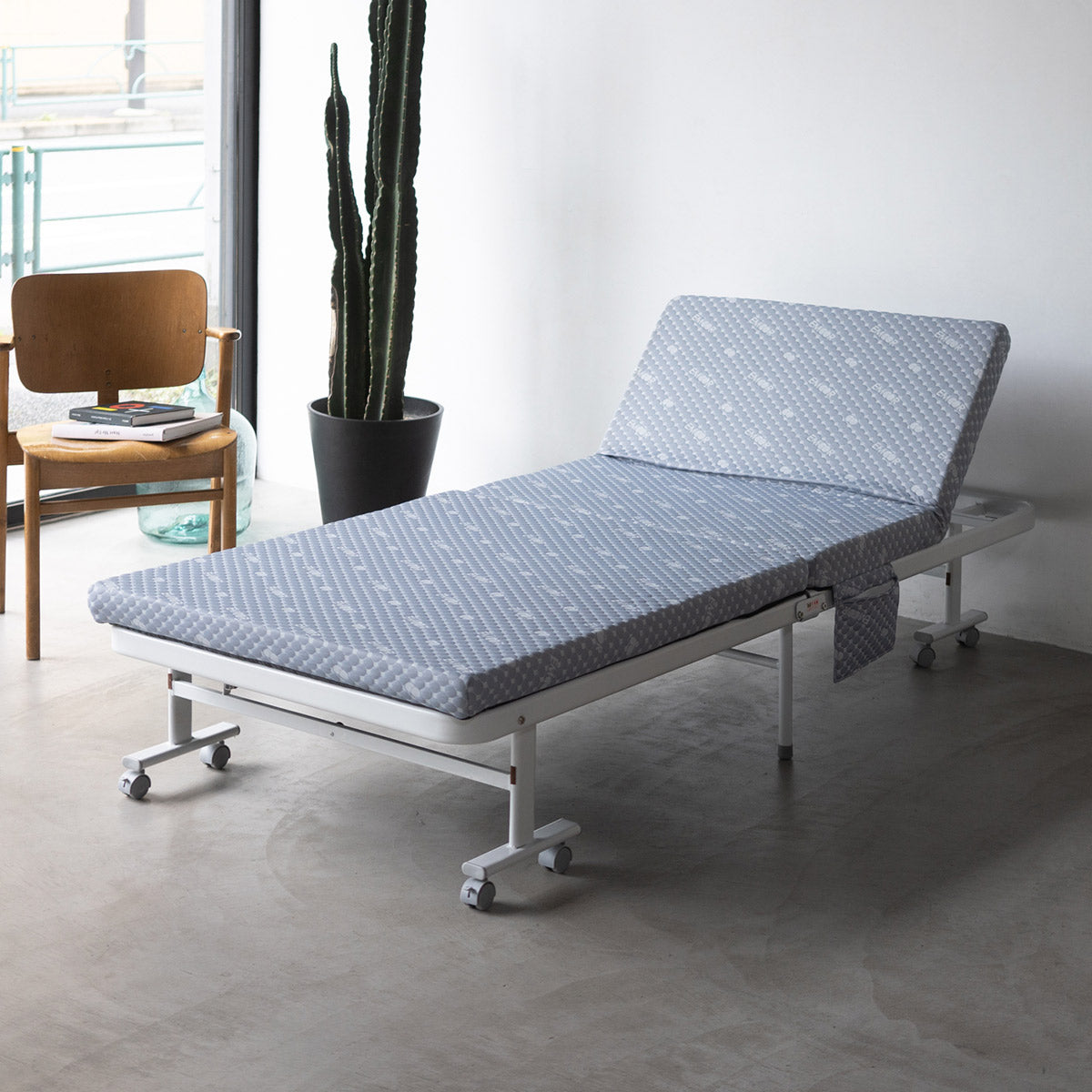 組立不要 折りたたみベッド 「メホール」 シングルサイズ | 寝具・家具