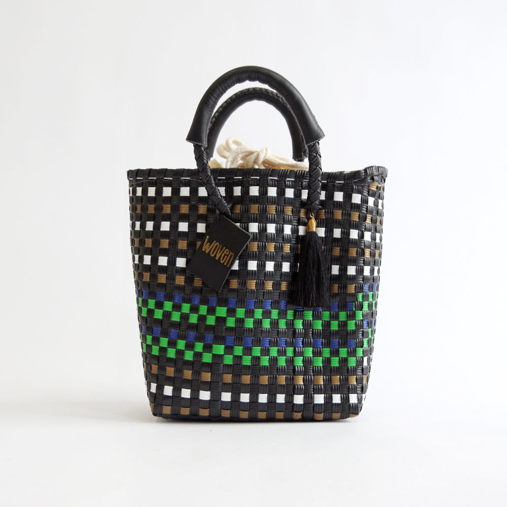 WOVEN ウーヴン】ミニトートバッグ メキシコ製 バスケットバッグ