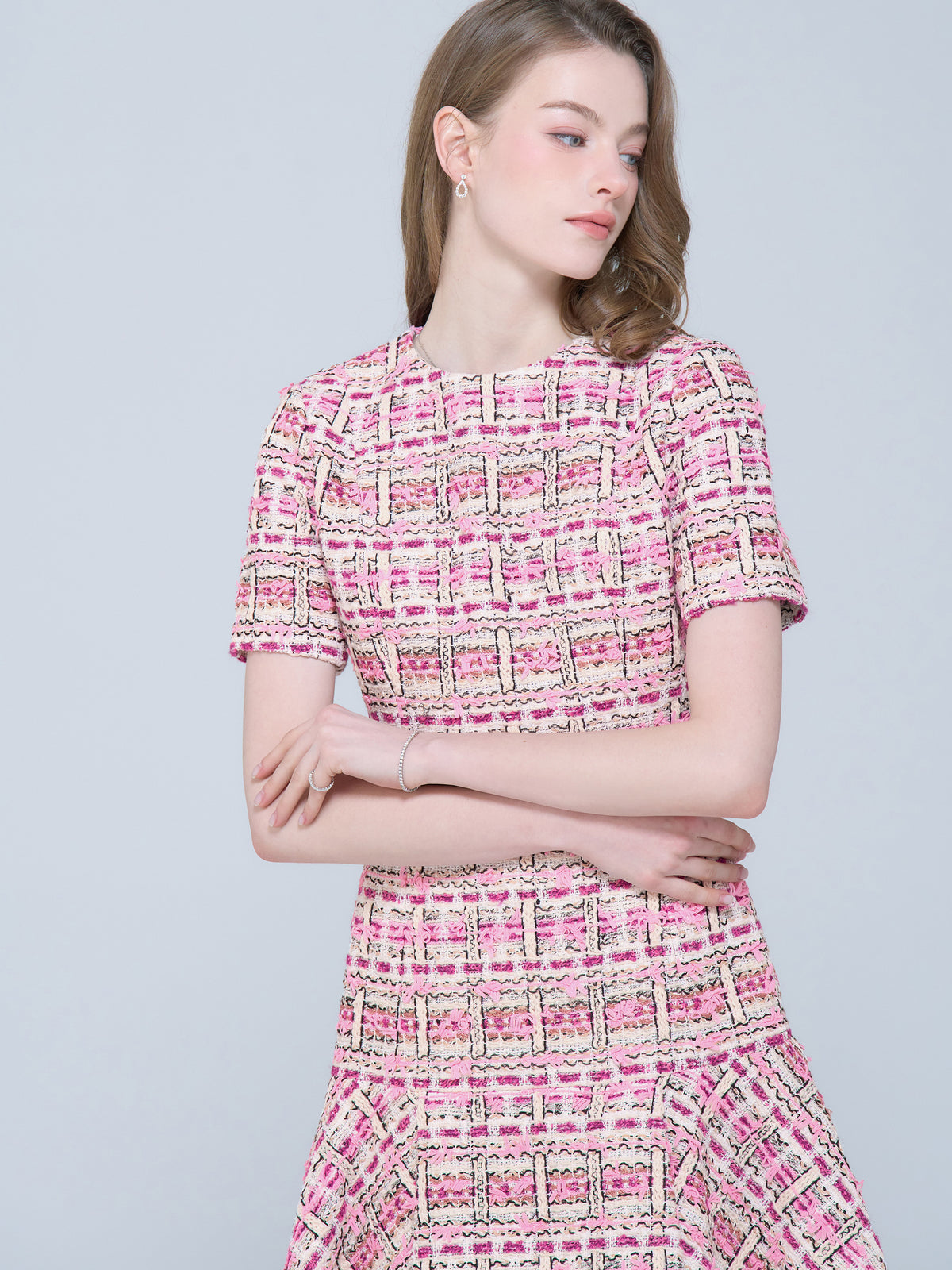 MALHIA KENT tweed one-piece | EmiriaWiz公式オンラインストア