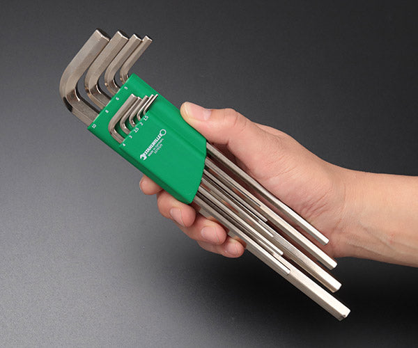 日本正規品 スタビレー 六角棒レンチセット (ロング) (10765/9
