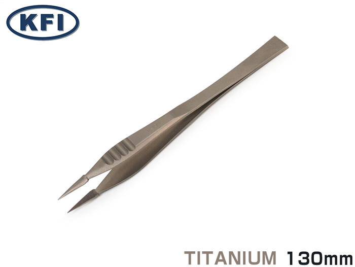 k-13チタンピンセット 品番130003 全長130mm | コクゴeネット