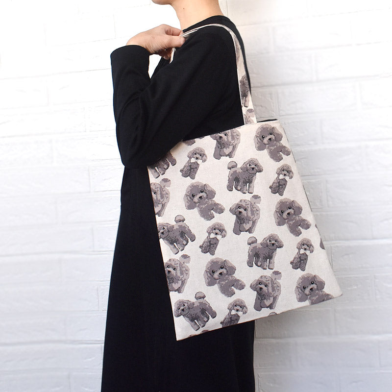 Linen la vie リネン ラ・ヴィ 日本製 コットンリネンシリーズ 犬柄