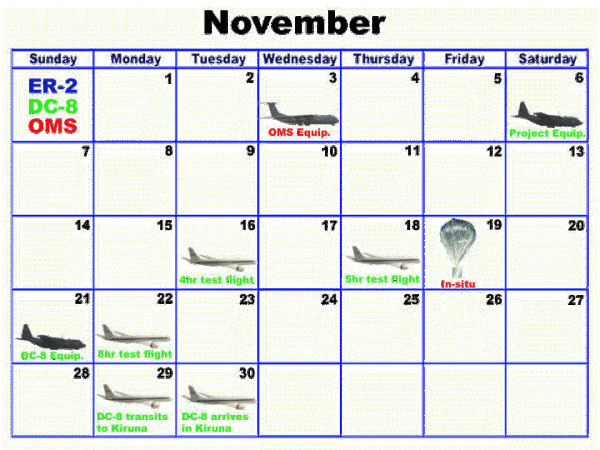 SOLVE Mission Calendar | SOLVE