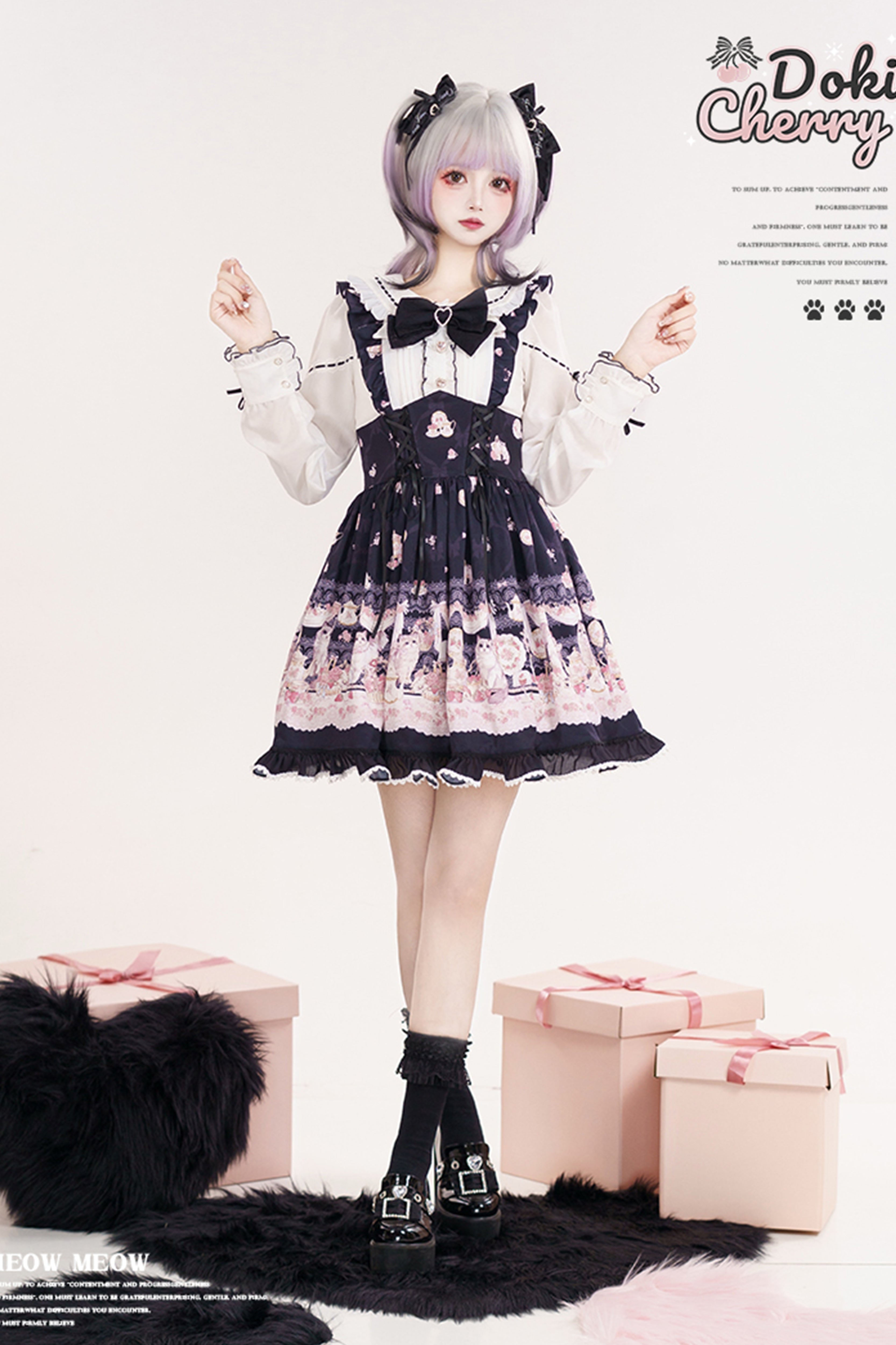 Cute Cat ワンピース【DokiCherry】 – Epetice