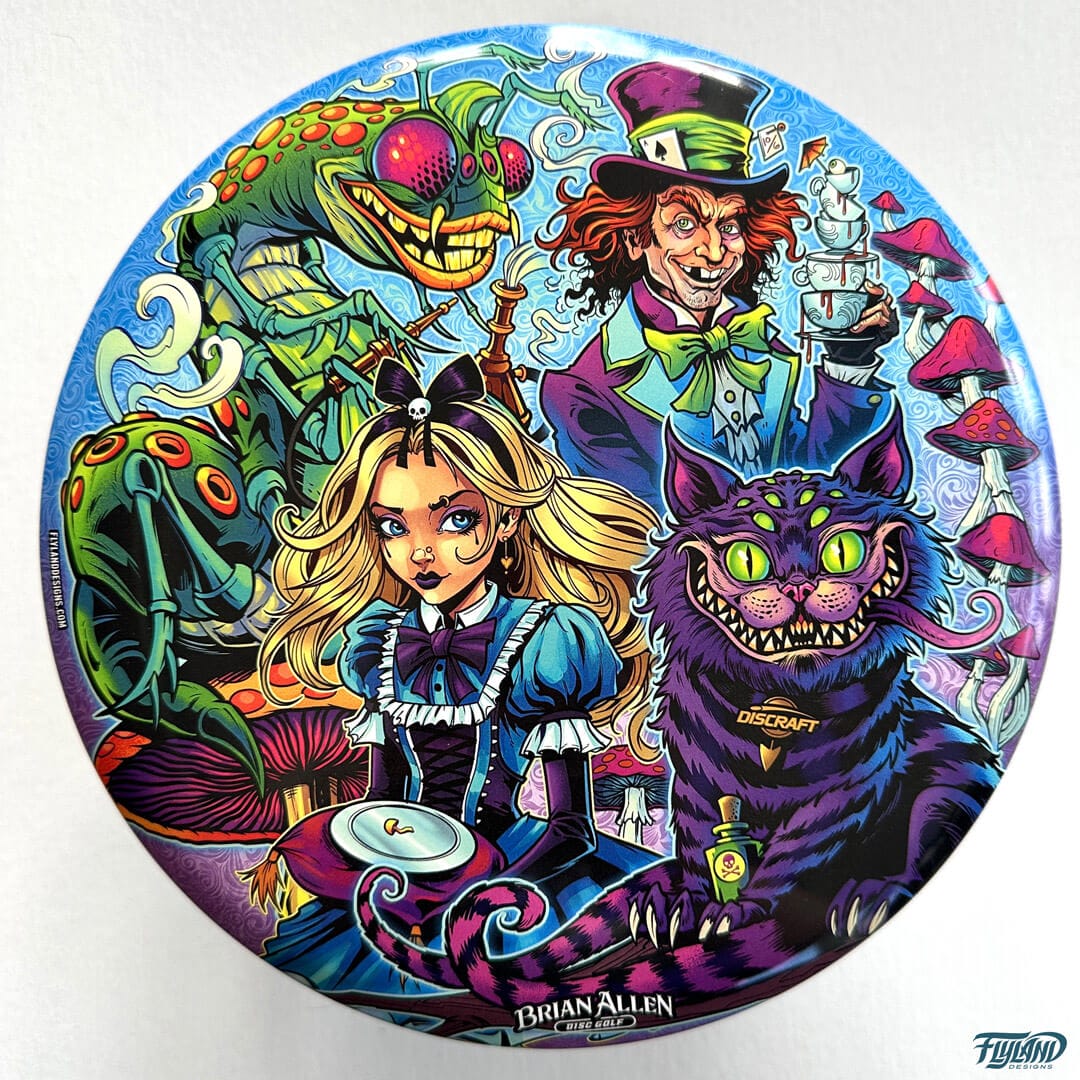 Alice in Wonderland SuperColor Discraft Buzzz - Flyland Designs