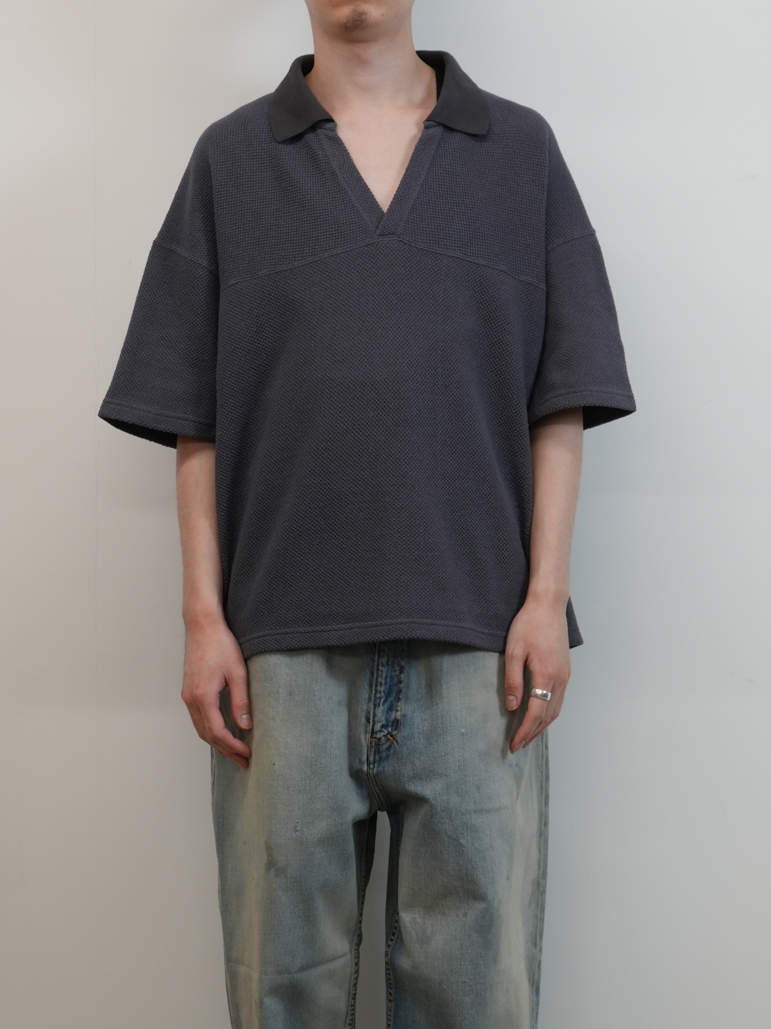 S/C FOOTBALL SHIRT(GRAY)