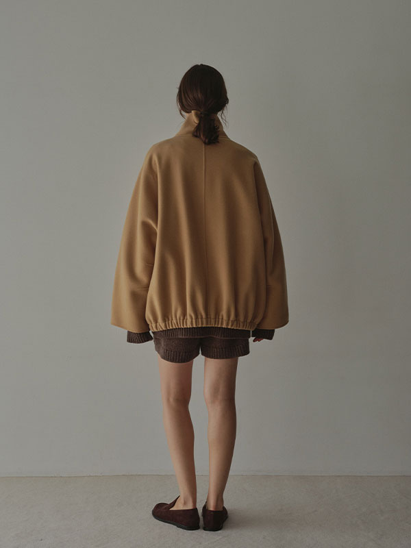 メルトンスタンドネックリバーブルゾン(S NAVY): アウター │ ETRE