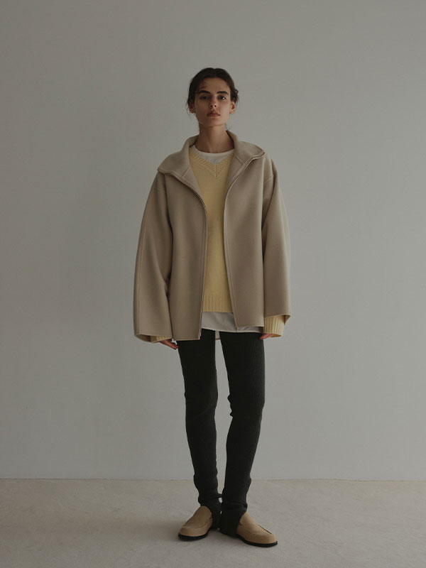 メルトンスタンドネックリバーブルゾン(S NAVY): アウター │ ETRE