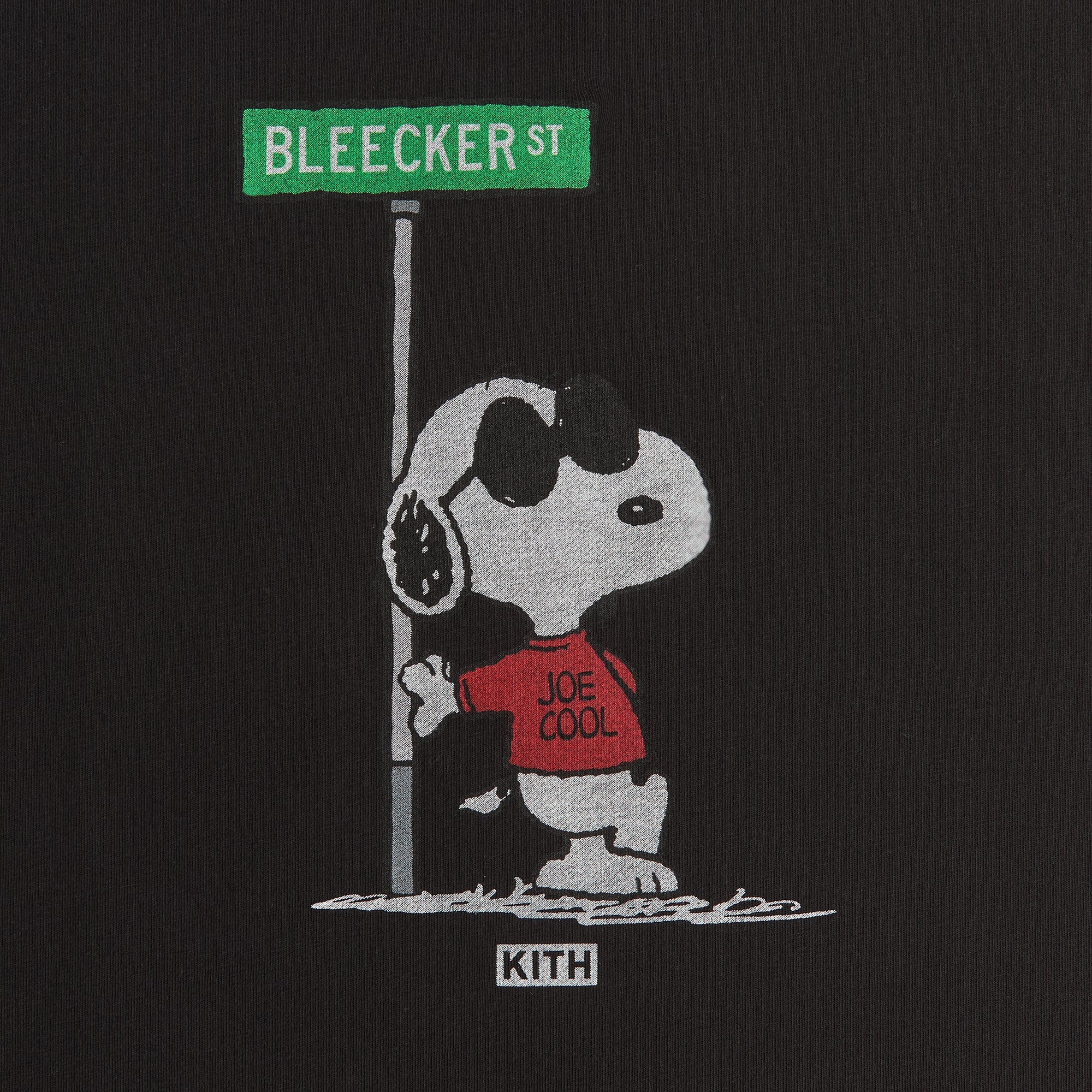 Kith for Peanuts Joe Cool Street Tee - Black – Kith Europe