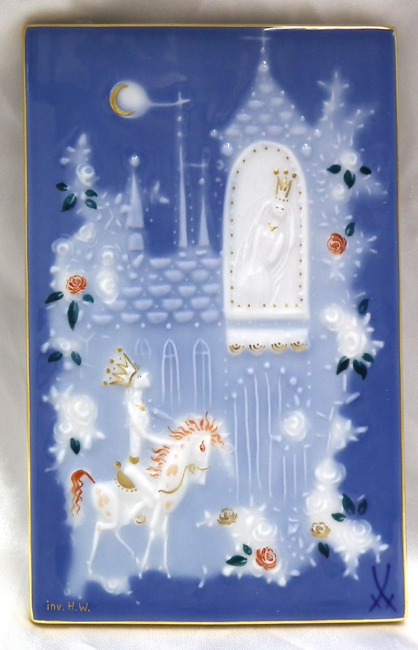 ユーロクラシクス｜マイセン 小型陶板画 プラーク アラビアンナイト