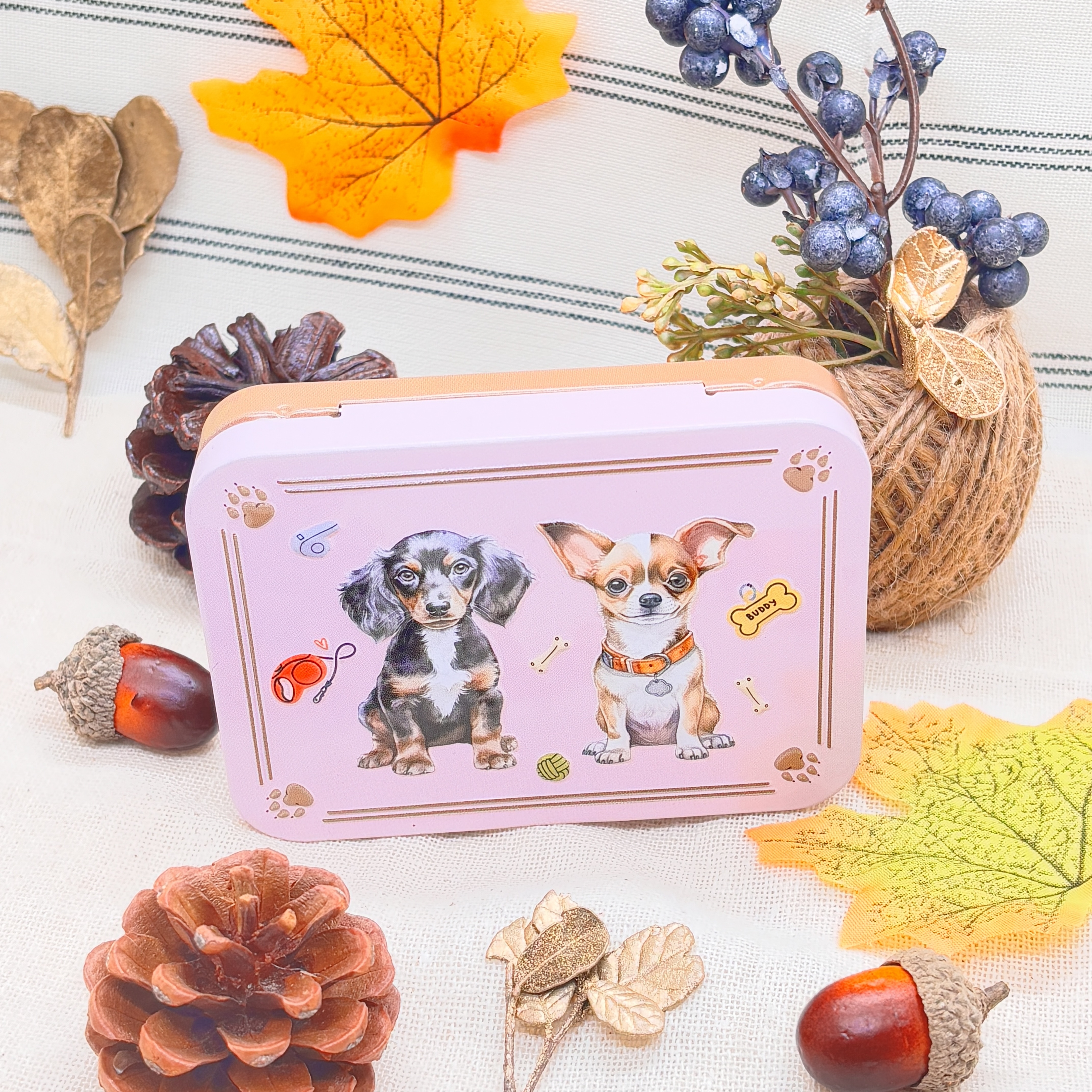 チワワ・ダックスフント ミニ缶 | 株式会社エウレカ