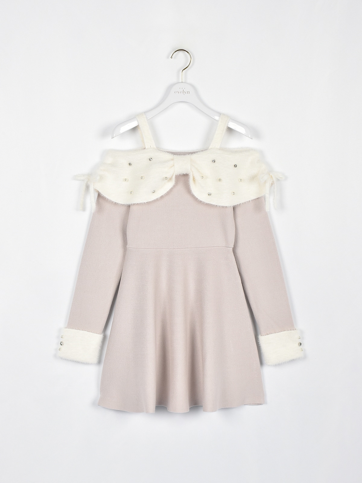 リボンオフショルミニワンピース｜evelyn（エブリン）公式通販サイト