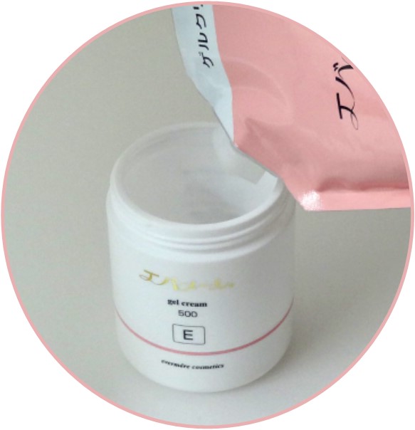 ゲルクリーム 詰替1000 エバメール取扱店 リプリ京都烏丸五条