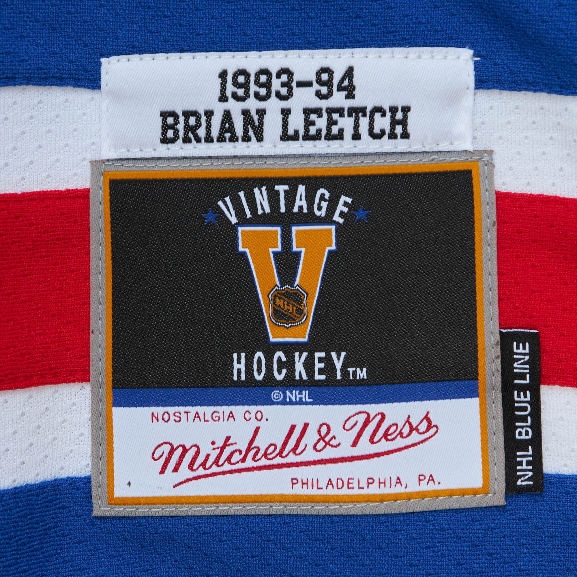 Brian Leetch New York Rangers 1993 Authentic Hockey Jersey