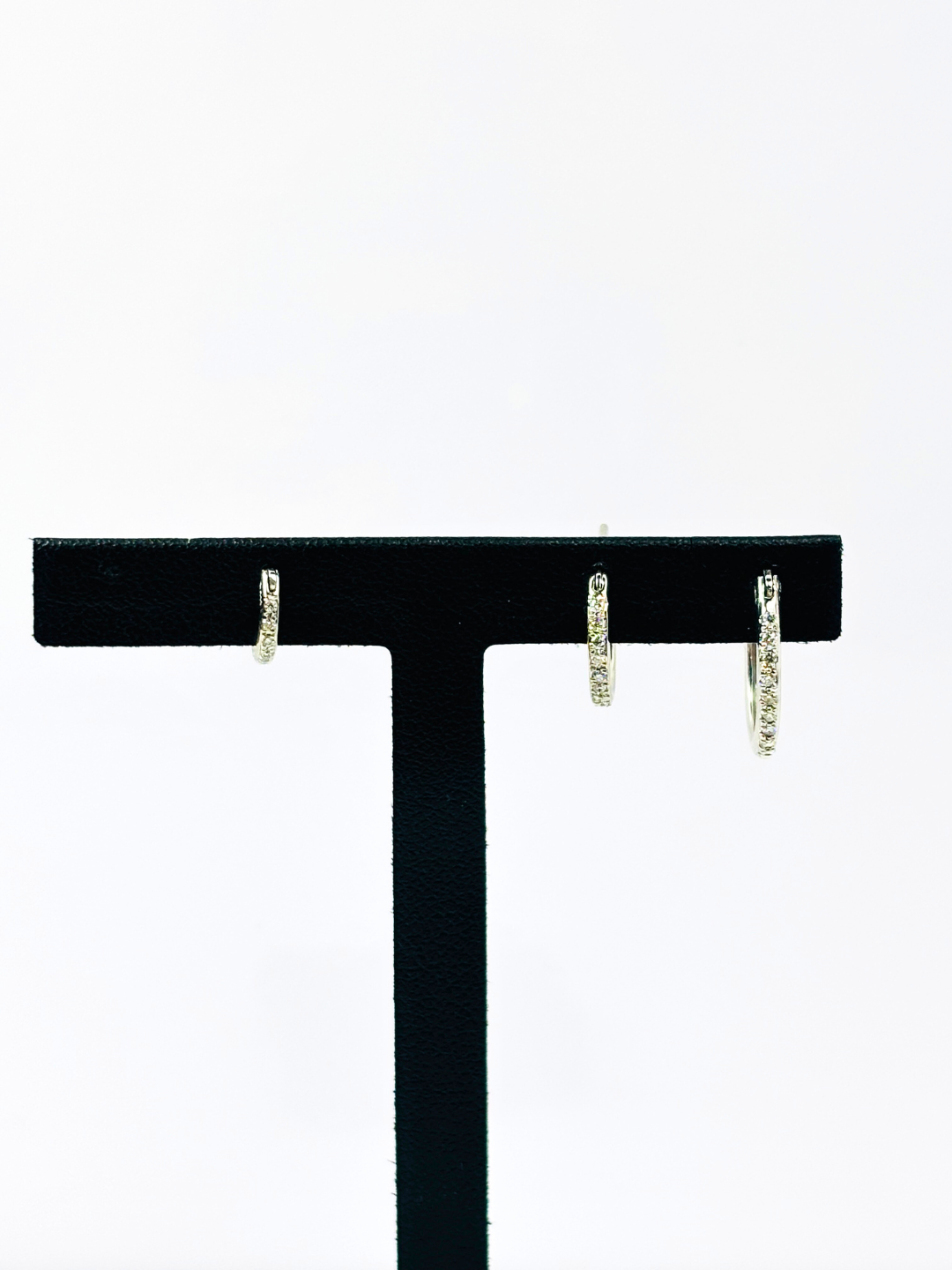 K18・Pt900 ダイヤモンドフープピアス/片耳 – ex'position