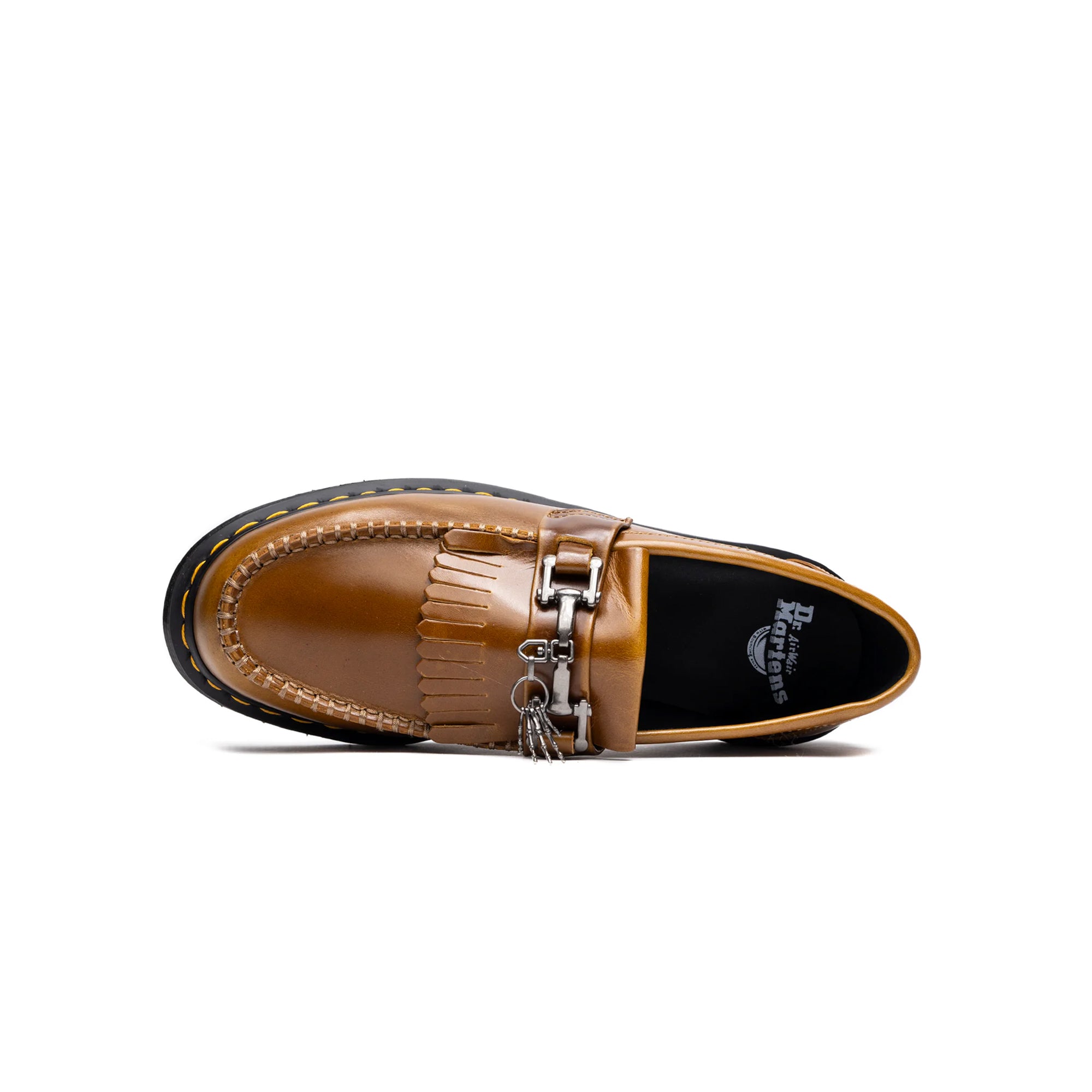 Dr. Martens Mens Adrian Bone Snaffle Mustard Analine Boots – Extra