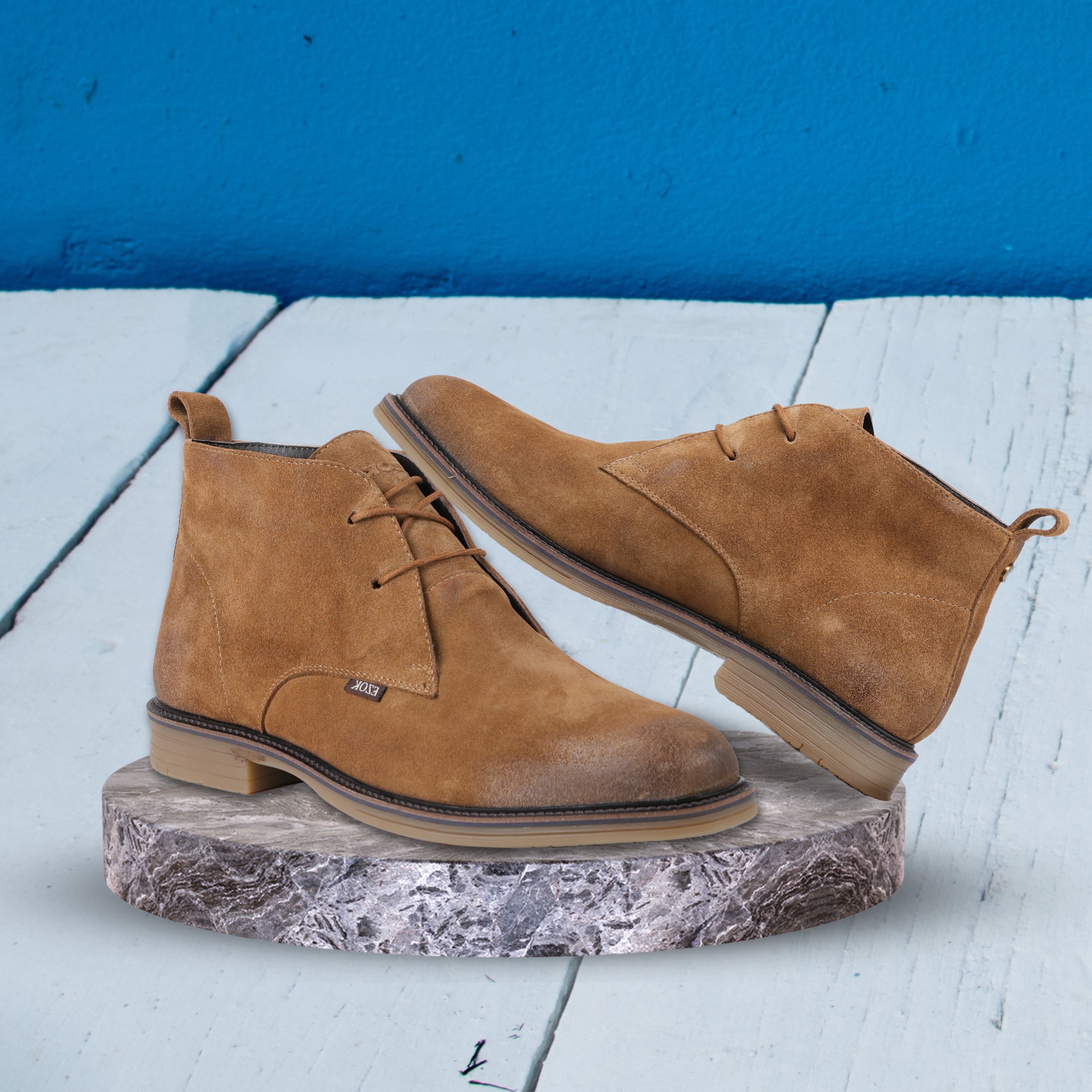 Ezok Leather Chukka Boots for Men – Ezok Shoes
