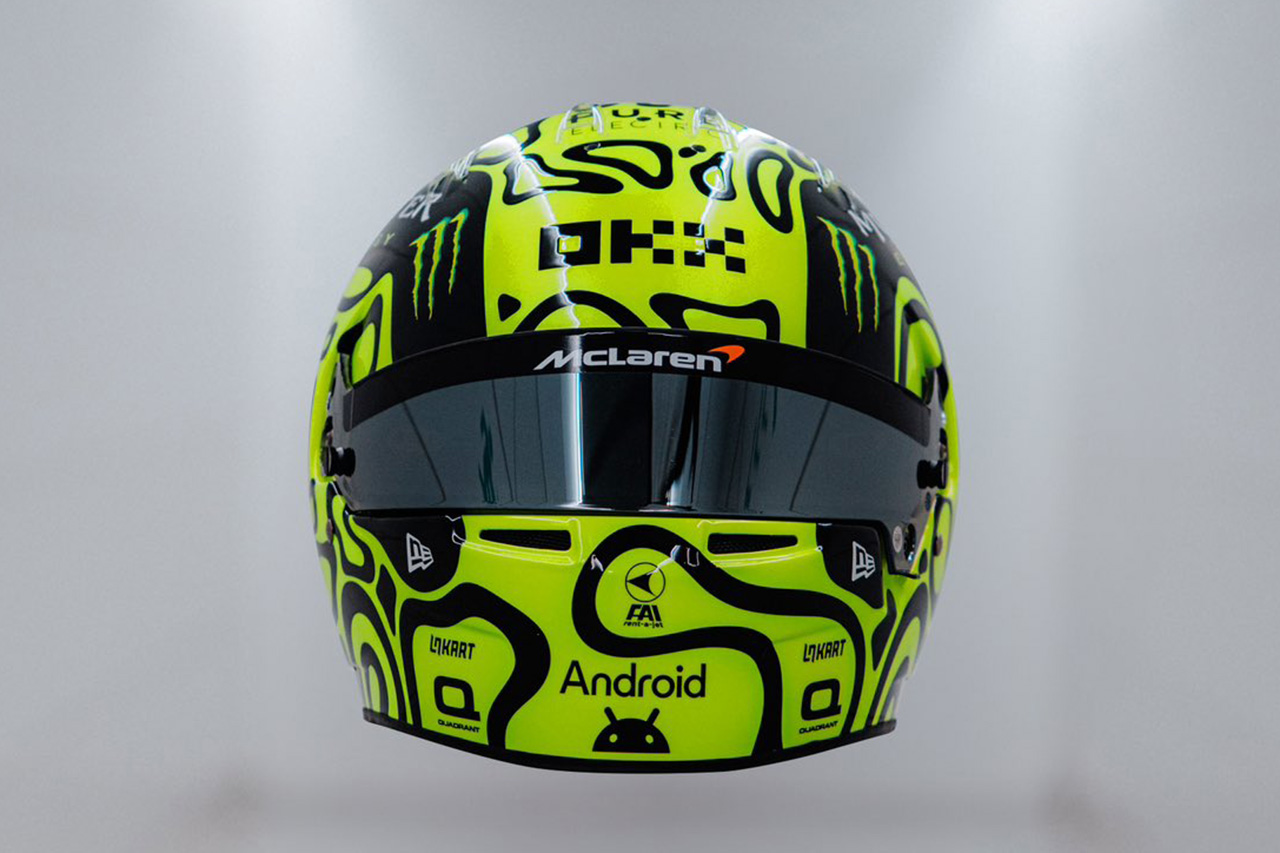 ランド・ノリス 2024年の“シーズン6”F1ヘルメットを披露 【 F1-Gate