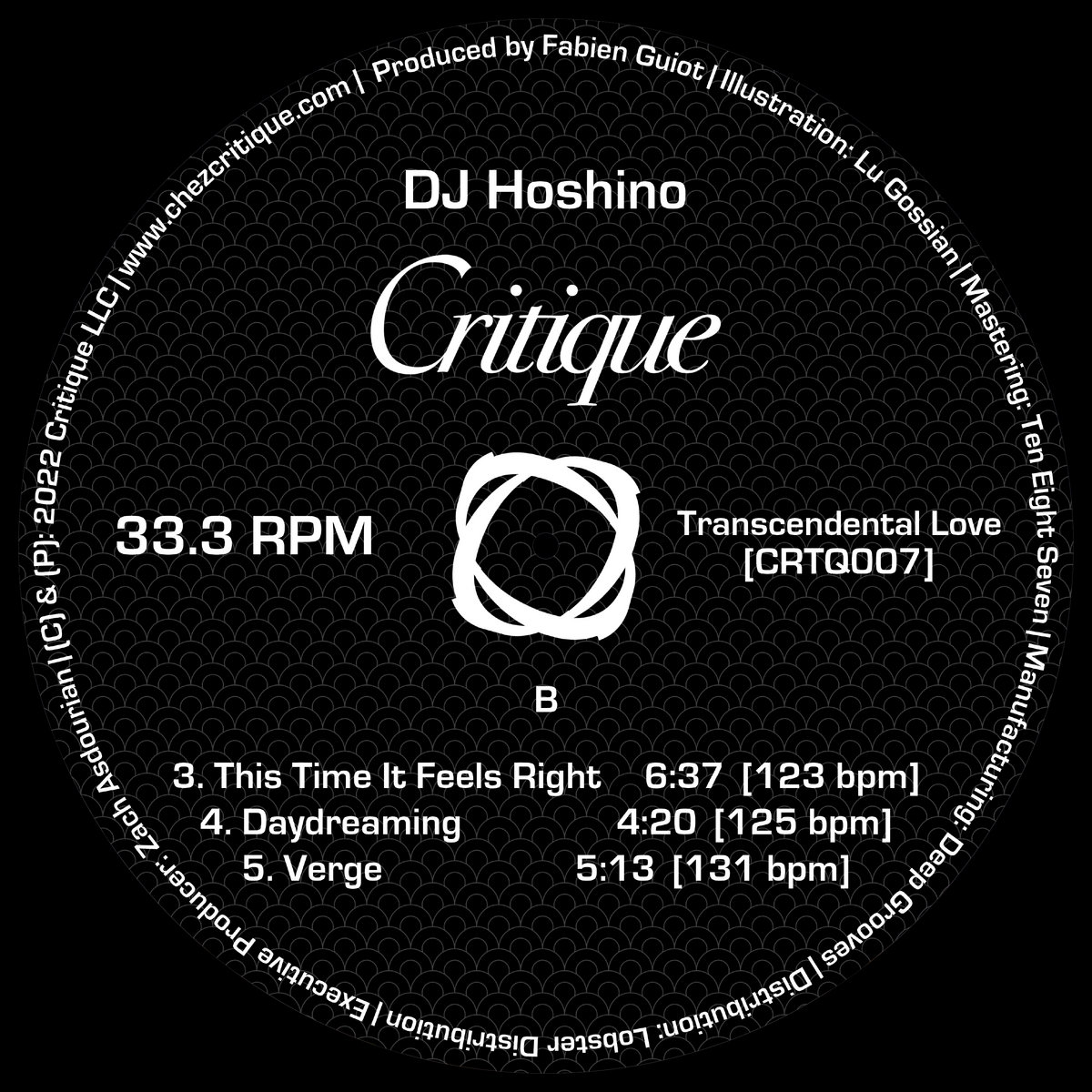 CRTQ007] Transcendental Love | DJ Hoshino