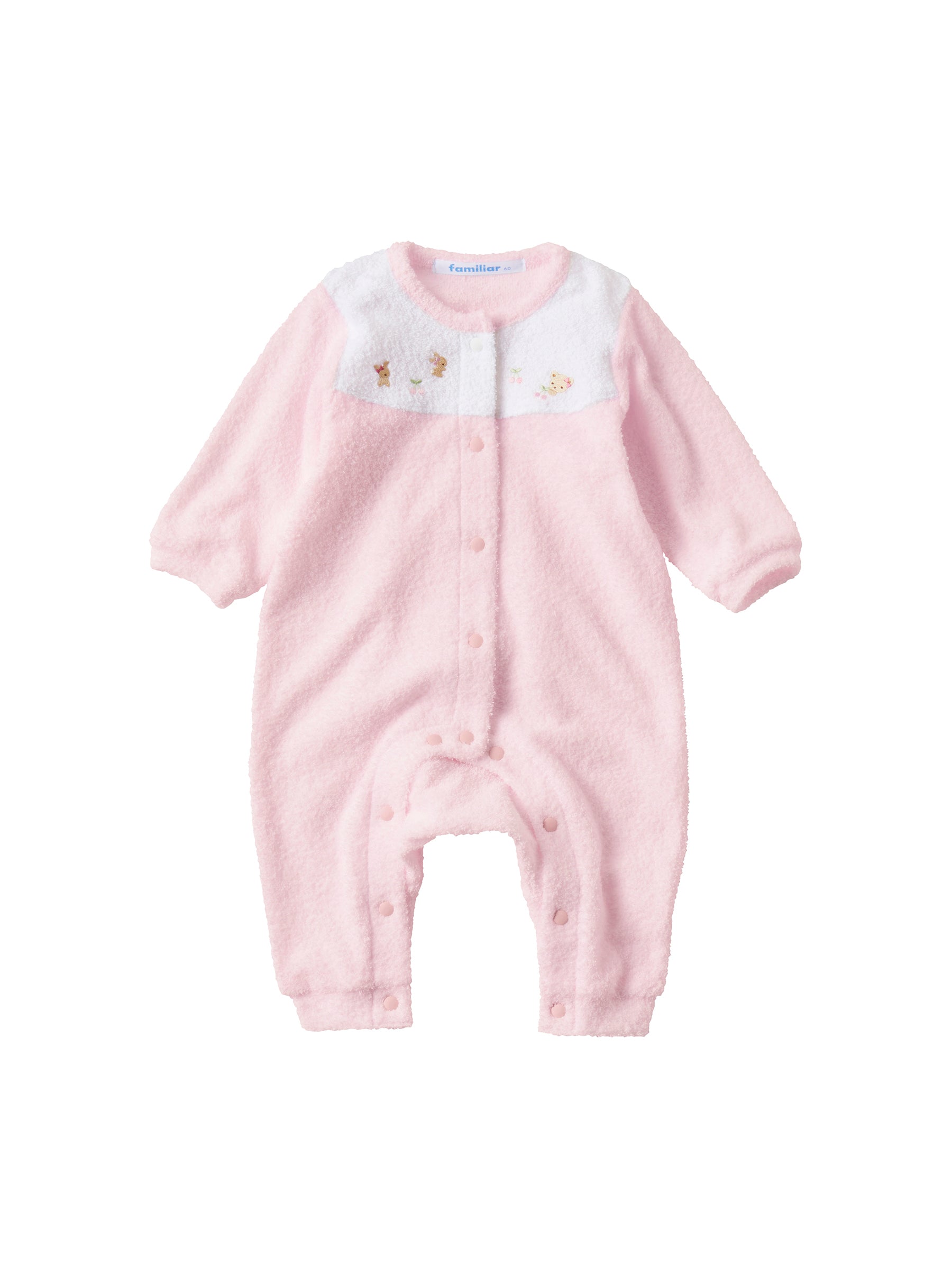 familiar カバーオール（秋冬）ピンク カバーオール（秋冬～春