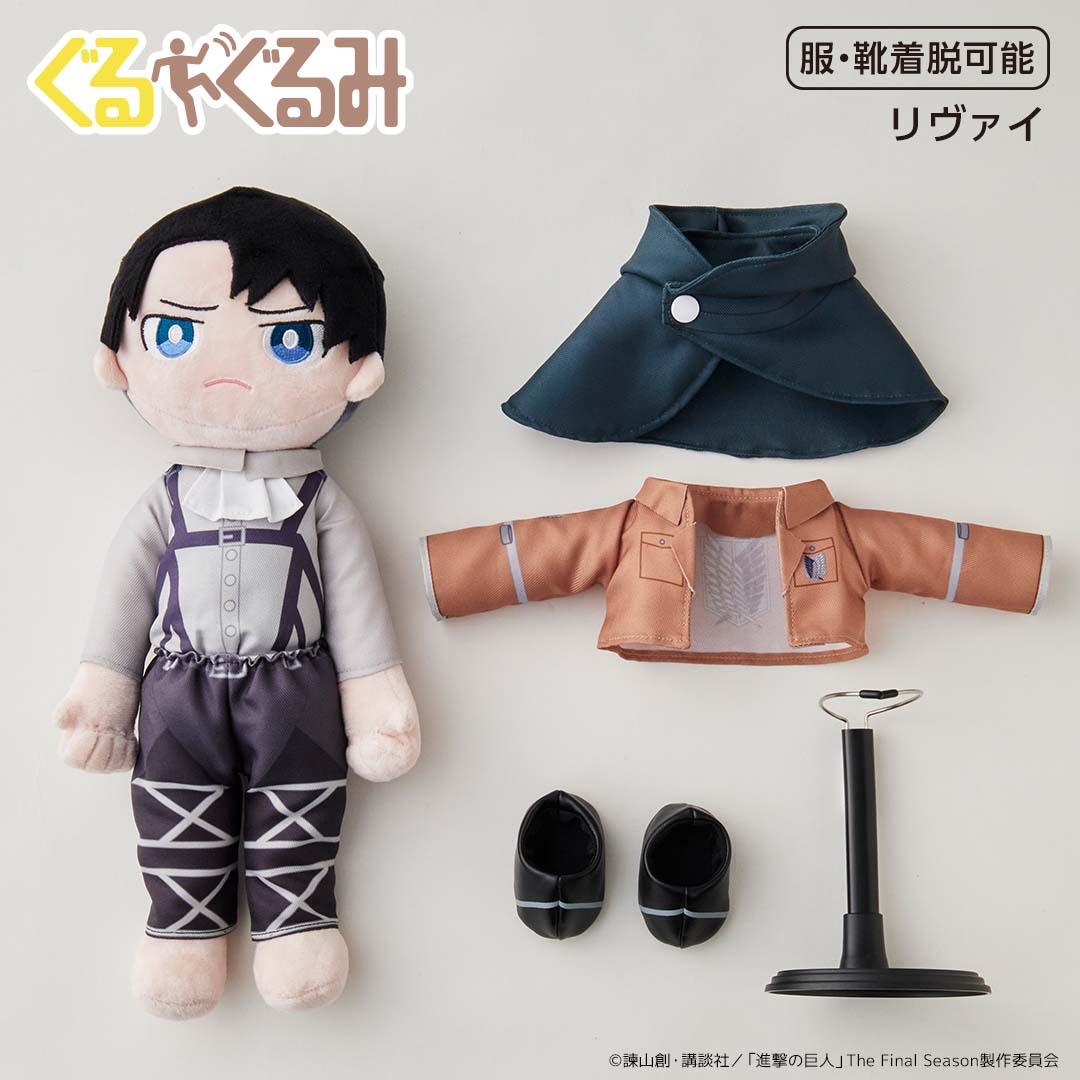 進撃の巨人 おてぬい リヴァイ 進撃の巨人展