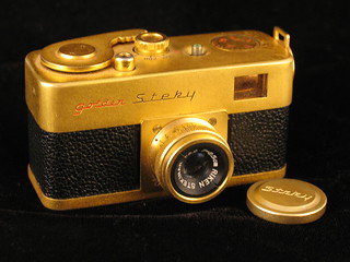 Golden Steky and Ricoh 16 - Camera-wiki.org - The free camera