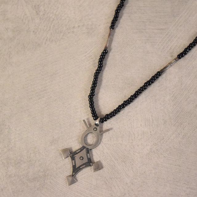 古いトゥアレグ族 ネックレストップ old ビーズ Vintage Tuareg Top