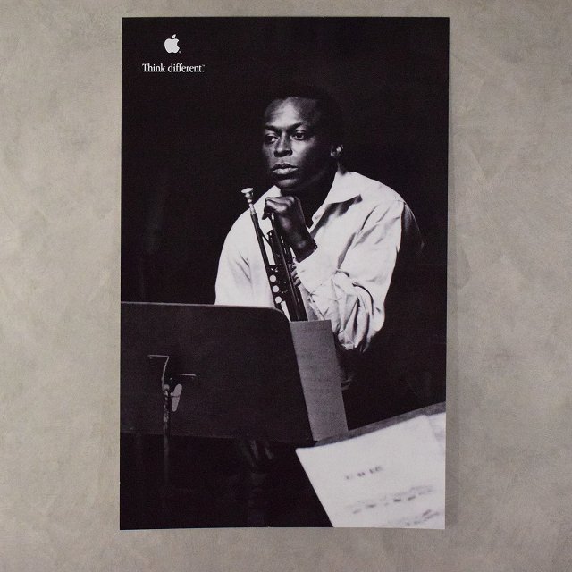マイルスデイビス 広告 ポスター 雑貨 小物 写真 企業 アップル