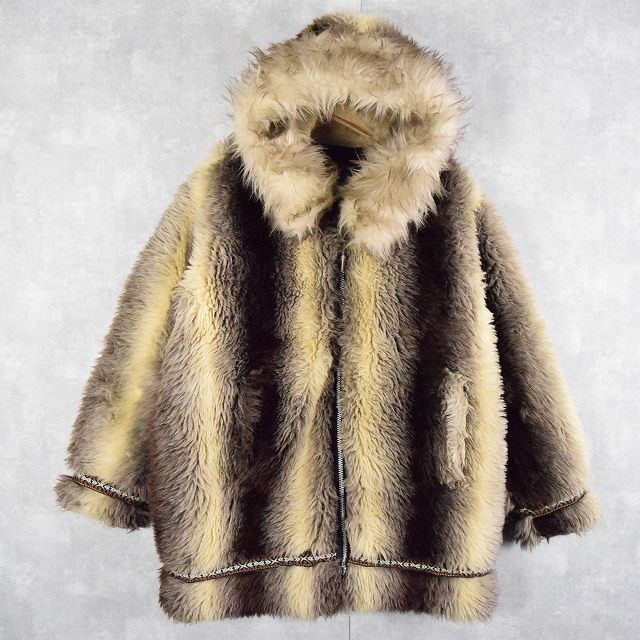 70年代 70s ファー フード オーバーサイズ｜ヴィテージ古着屋Feeet