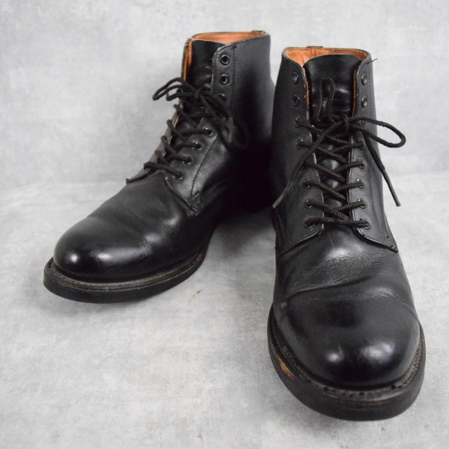 80s 80年代 カナダ警察 カナディアンポリス 革靴 レザーブーツ