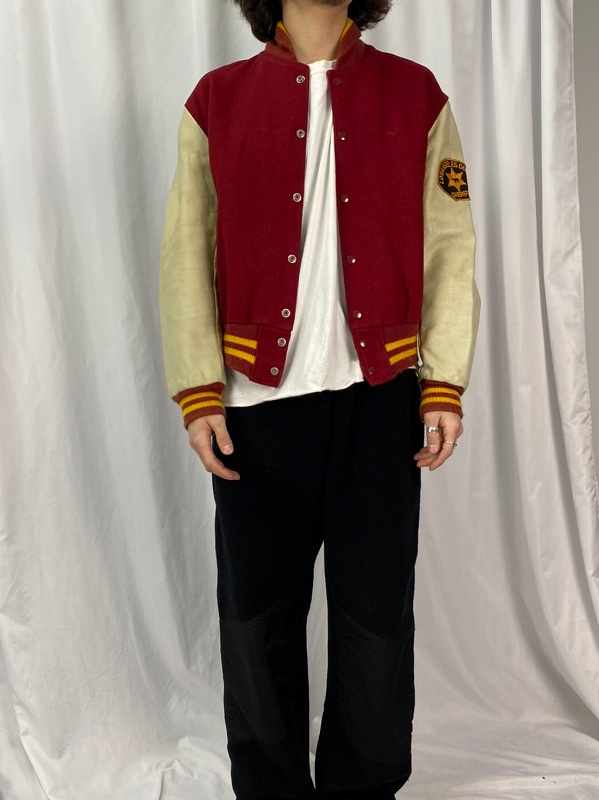 70年代 70s ゴールデンベアー アメリカ製 アワードジャケット 赤