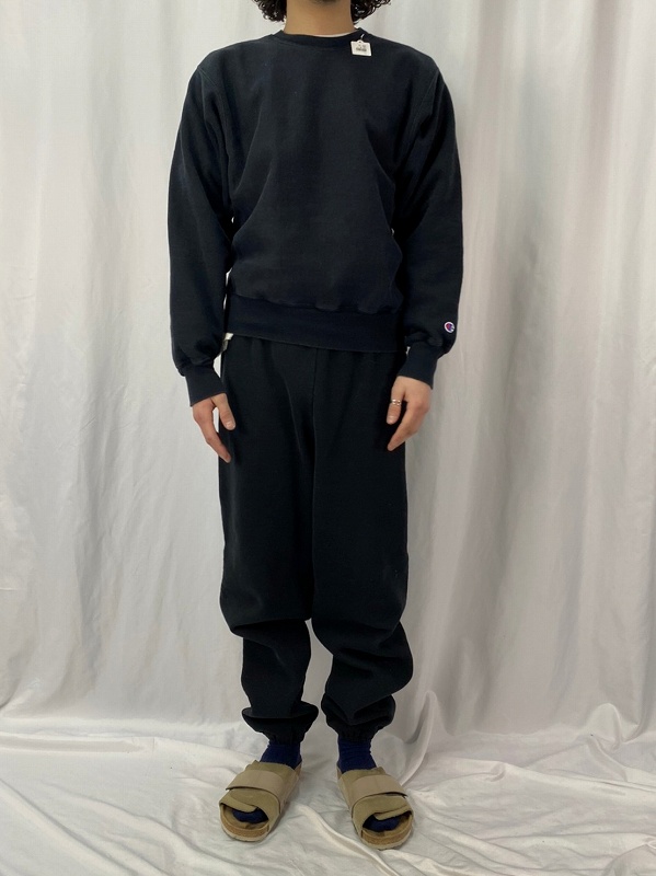 2000年代 2000s チャンピオン リバースウィーブ 黒 ブラック 無地