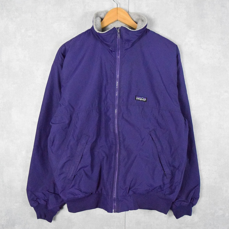 90年代 90s パタゴニア アメリカ製 パープル 紫 Rマークロゴ