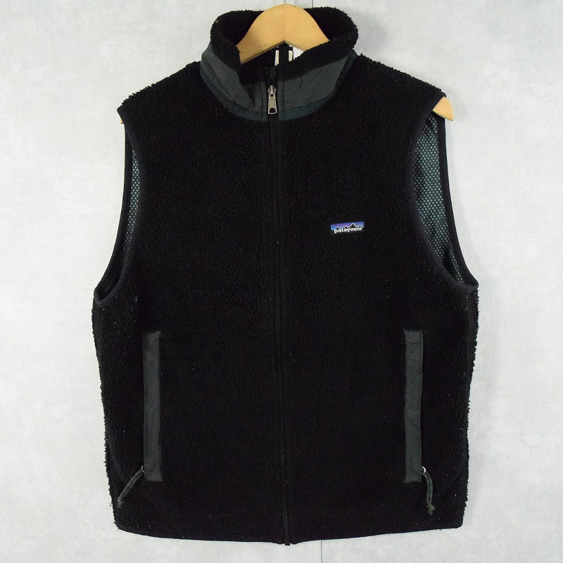 90s 90年代 パタゴニア アウトドア ボアフリース 黒 ブラック