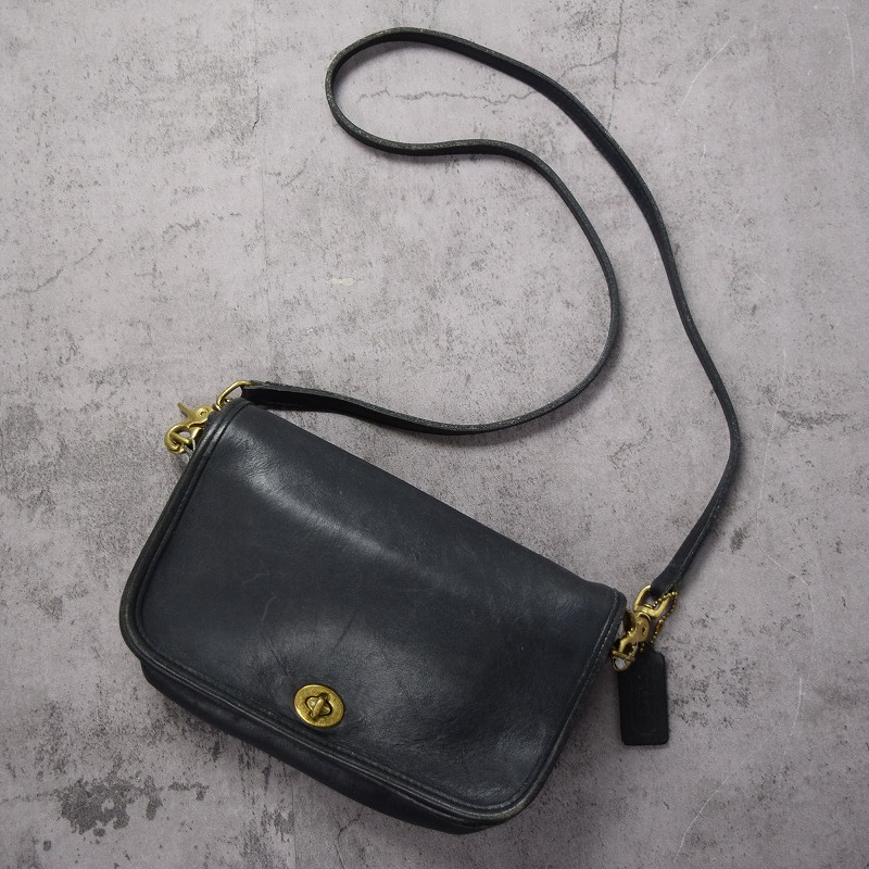 80年代 80s アメリカ製 オールドコーチ かばん 鞄 黒 ブラック