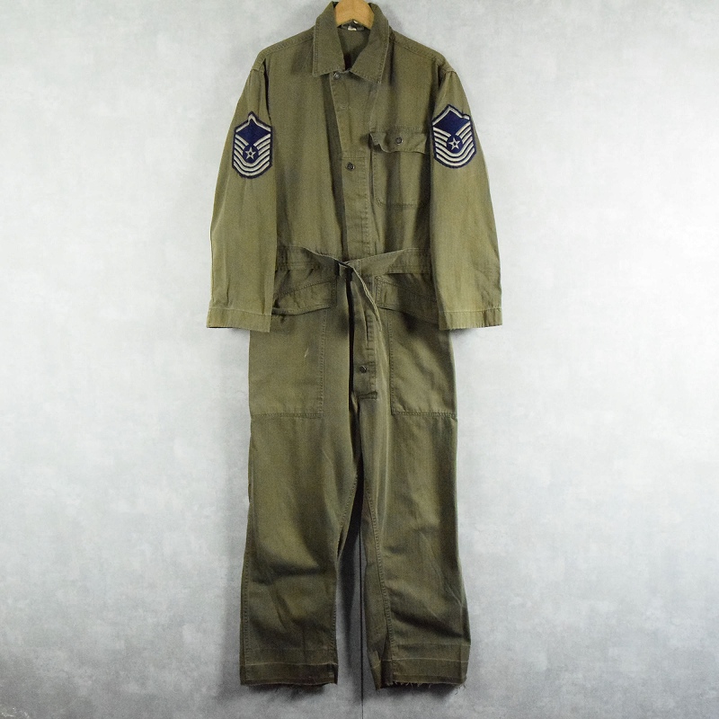 40s 40年代 アメリカ軍 ヘリンボーンツイル ミリタリー ジャンプスーツ