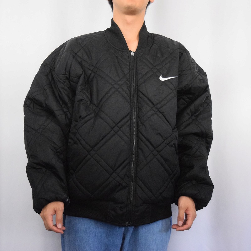 90年代 90s ナイキ スポーツ 黒 ブラック ボンバージャケット